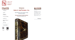 Desktop Screenshot of hrkahnbooks.com
