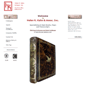 Tablet Screenshot of hrkahnbooks.com